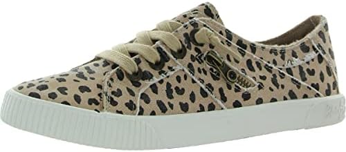 Blowfish Malibu Women's Fruit Sneaker, Latte Spot Print Canvas, 6.5 M US