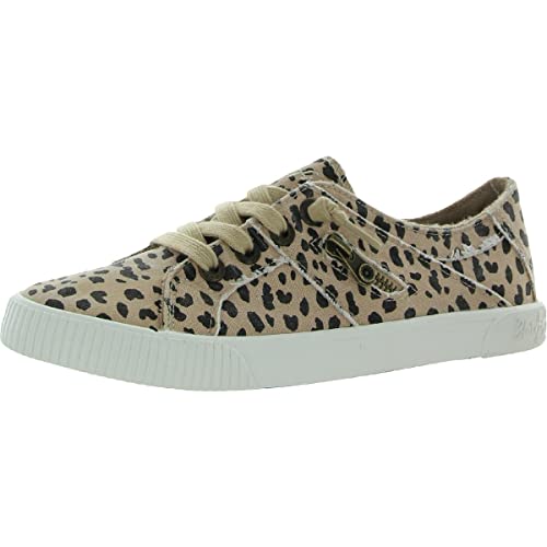 Blowfish Malibu Women's Fruit Sneaker, Latte Spot Print Canvas, 6.5 M Us #TOP2