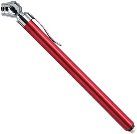 Aluminum Pen Sized Tire Gauge (Red)