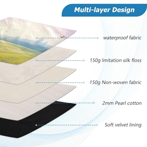 Funda para laptop de 13-14 pulgadas con diseño floral miniatura 4