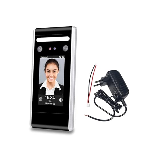 XZXXZSZ Teclado de Control de Acceso WiFi TCP/IP/USB Dynamic Face Sistema biométrico Tiempo Facial Máquina de Asistencia ID IC(Kit 1)