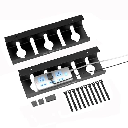 Image of UNITEDPOWER Cable Management Tray 2-Pack Black