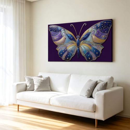 Tableau sur toile grand format pour raviver une decoration de chambre d enfant fade