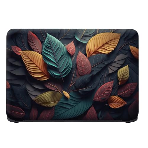 WALLTON - Colorful Leaves Generative HD Quality Vinyl Laptop Skin Decal/Sticker Protector, Fits Dell, Hp, Lenovo, Toshiba, Acer, ASUS and for All Models Up to 11.6" - 15.6" Inch, Pack of 1 (B0CZ7L7X2G) Amazon Price History, Amazon Price Tracker