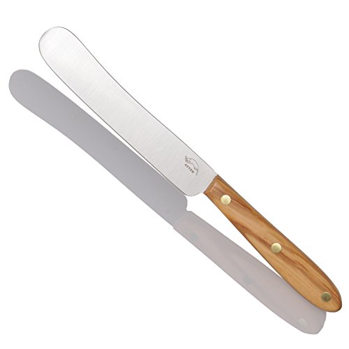 Otter Frühstücksmesser Olive rostfrei Buckelsmesser Buttermesser Brötchen Cover