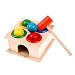 Dorime Madera martilleo Martillo de Bola de la Caja Niños Montessori temprano los Juguetes educativos niños se Divierte el Jugar del hámster del Juego de los niños Regalo de los Juguetes