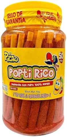Amazon.com : PiCAo Spicy Mango Mexican Candy Sticks, 1kg. : Grocery ...