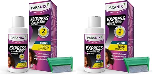 Paranix Lotion Express pour la rentrée scolaire sans poux ni lentes traitement complet famille