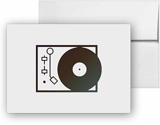 Record Player Sound Retro Music, quality blank cards CC-27171