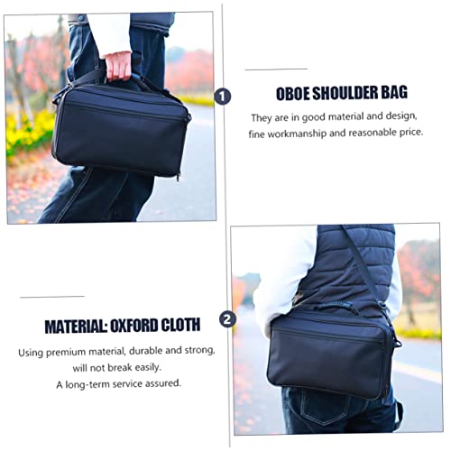 Vaguelly Oboe Shoulder Bag Single Shoulder Bag Instrument Carrying Bag Oboe Instrument Box Black Shoulder Bag Black Tote Purse Shoulder Tote Bag Instrument Bag Oboe Carrying Bag Oboe Bag #TOP4