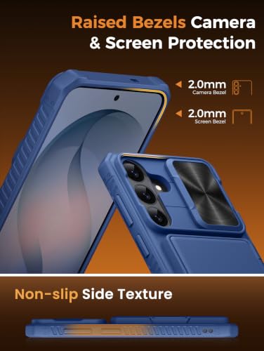 Image of Vihibii for Samsung Galaxy S26 FE Case Wallet, Card Holder (4 Cards), Blue