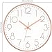 Amazon.com: Foxtop Modern Wall Clock 12 Inch Non-Ticking Silent Battery ...