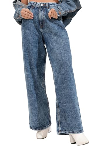 Image of Tokyo Talkies Women Cotton Baggy Jeans | Machine wash