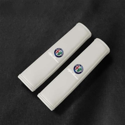 BUSDPL 2 Pezzi Cuscinetto per Cintura di Sicurezza per Auto per Alfa Romeo Mito 2008-2013, Delicato Proteggi Cintura sulla Pelle Tenuta Sicura Copricintura