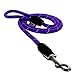 Pawtitas 6FT Training Dog Leash Durable Small Rope Leash for Dogs Premium Quality Heavy Duty Rope Lead Strong and Comfortable - Purple Puppy Leash