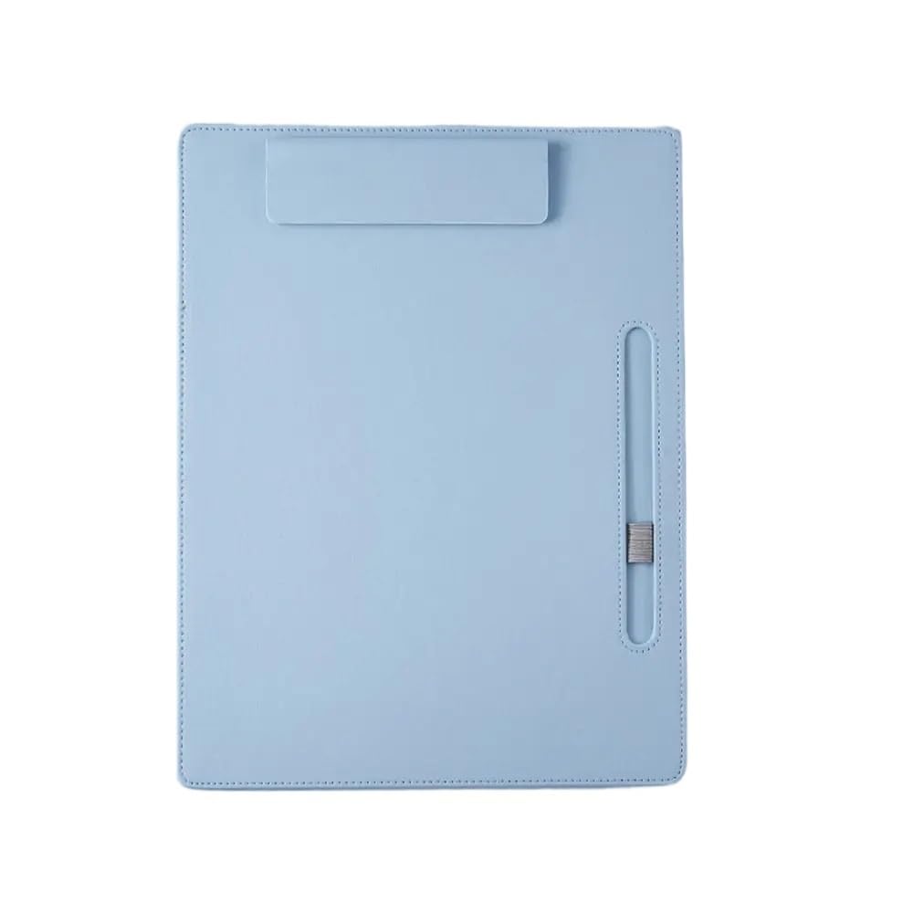 4PCS A4 Appunti Business Pad Cartella Board Esame Lavagna Speciale Clip Libro Cancelleria Blocco da scrittura Cartone Firma Per l'ufficio(BLUE)