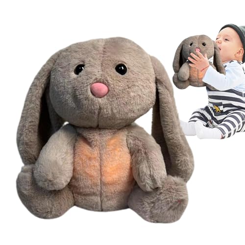 Eventerde Conejo Antiestrés Y Ansiedad Para Adultos, Conejo Dormido Para Niños, Peluche conejoCon Música, Conejo Que Sueño Para Niños Y Adultos, Juguete Ligero Y Rítmico