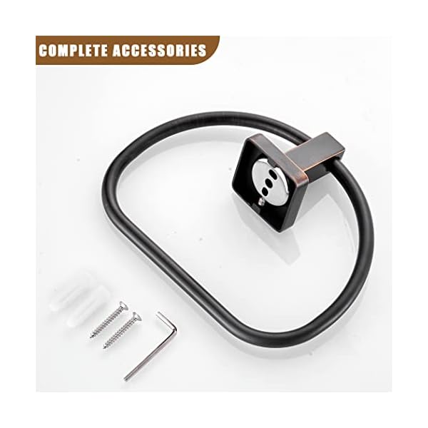 WOLIBEER-Anillo-de-Toalla-de-Bronce-Soporte-para-Toallas-de-Mano-de-bano-Soporte-de-Pared WOLIBEER Anillo de Toalla de Bronce, Soporte para Toallas de Mano de baño, Soporte de Pared