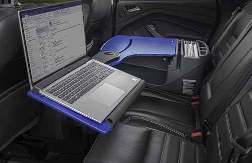 Poste de travail de voiture AutoExec bleu pour ne plus manquer de batterie