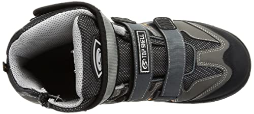 阪神素地 TS-923 フェルトスパイクシューズハイカットモデルマジック L グレー 5枚目