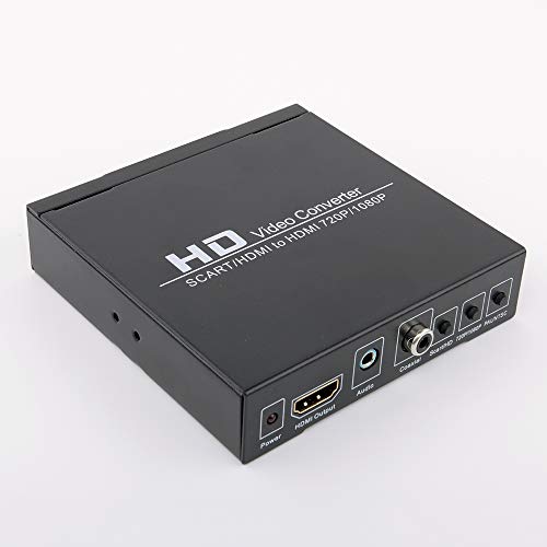 Adaptateur convertisseur péritel vers HDMI commutateur HD 720p 1080p