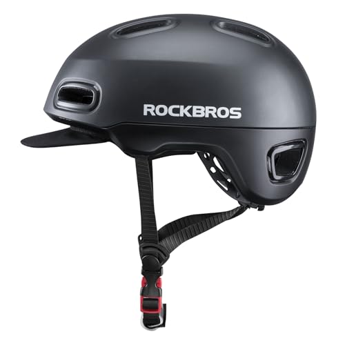 ROCKBROS Adult Bike Helmet, Adjustable, CPSC Certified