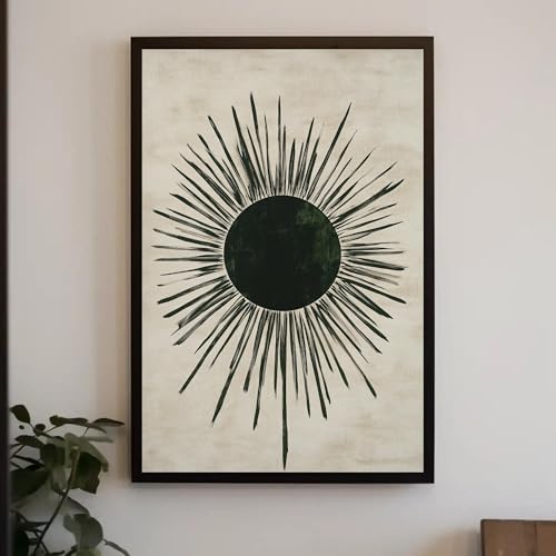 Peinture sur toile Japandi TONGYINLI grand format pour sublimer la décoration de votre chambre