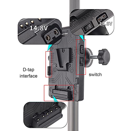 Archuu Piastra Batteria V-Mount, Alimentatore