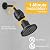 BESy HD HEAVY DUTY Filter Shower Head High Output Shower Filter for Hard Water Universal Multi-Stage Shower Head Filter for Removing Chlorine and Fluoride Matte Black