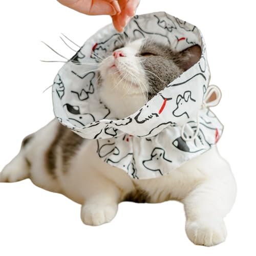Cône doux pour chat OMEM pour éviter le léchage des plaies et protéger les sutures