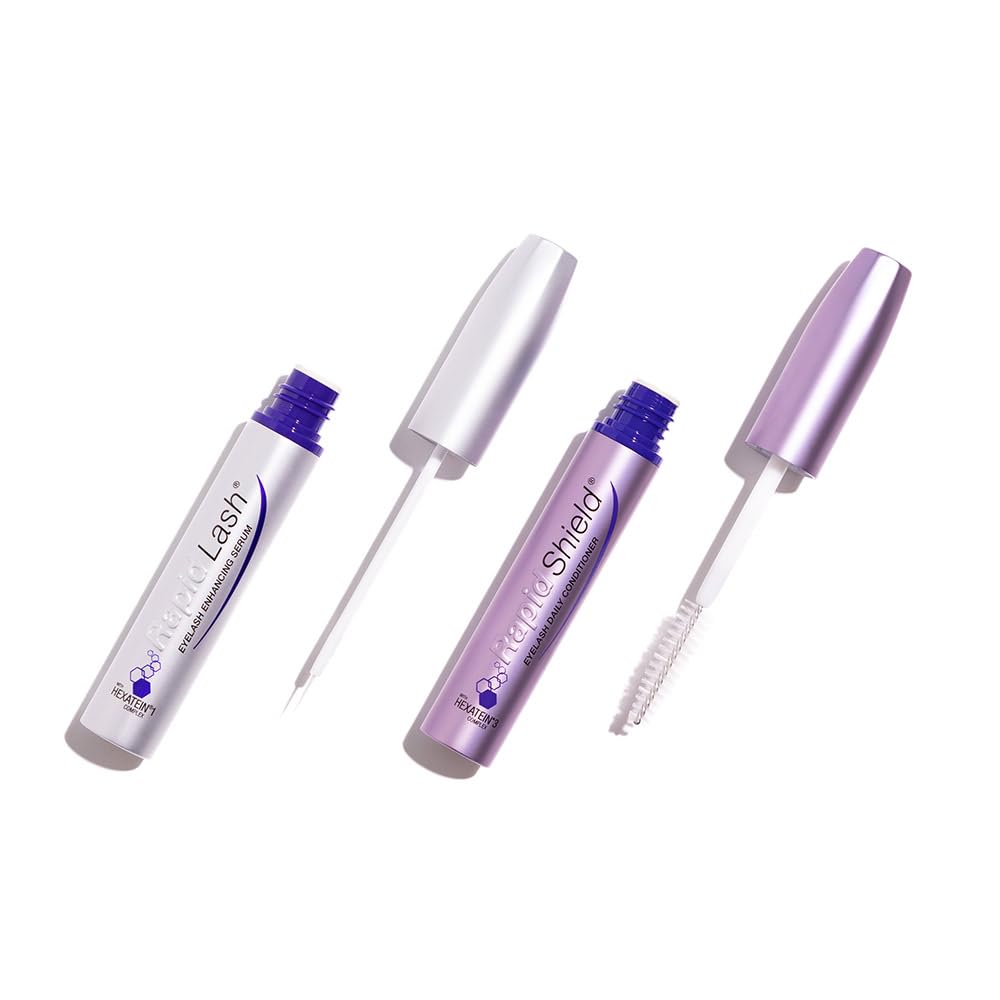 RapidLash Bundle - 1 x RapidShield Eyelash Daily Conditioner, 4 ml & 1 x RapidLash Eyelash Enhancing Serum, 3 ml (Pack of 1) - Image 3