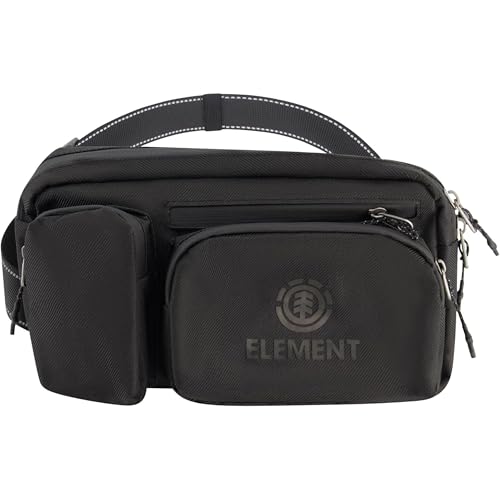 Element Posse Mochila para quadril, pochete transversal para homens e mulheres, preta, Preto, Element Posse Mochila para quadril, pochete transversal para homens e mulheres