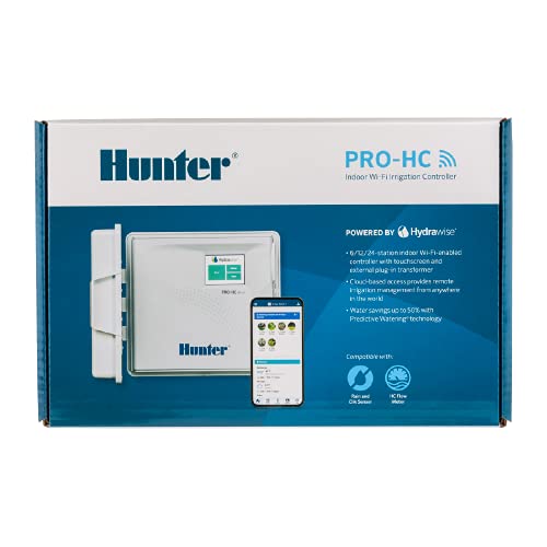 Hunter Company Hydrawise Pro-HC 12-Station Indoor Wi-Fi Irrigation Controller (PHC-1200i)