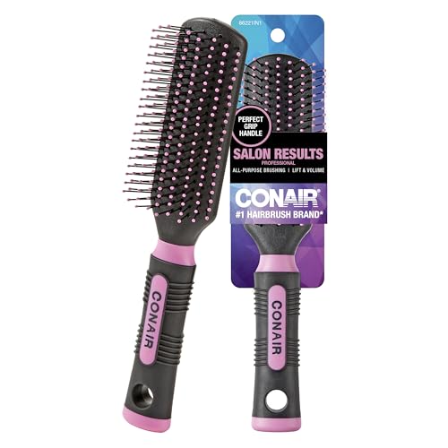 Conair Salon Results Hairbrush - Hair brush for Men and Women - Detangling - suitable for all hair...