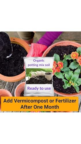 Image of Home Garden Potting Soil Mix for Plant- 5 Kg. Ready to Use All Purpose Home Garden Balcony Gardening Potting Soil Mix