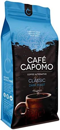 Capomo Herbal Coffee Substitute - Acid, Caffeine And Gluten Free - Natural Dark Roast - Maya Nut - 11 oz.'s - From Tattva's Herbs