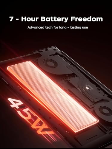 Image of Gaming Laptop with AMD Ryzen 7 H255 (8C /16T, up to 4.9GHz),Radeon 780M,16GB DDR5 RAM 512GB SSD,Windows 11 Computer,Type-C, WiFi-6, 50.82Wh Battery,Backlit Keyboard for Business