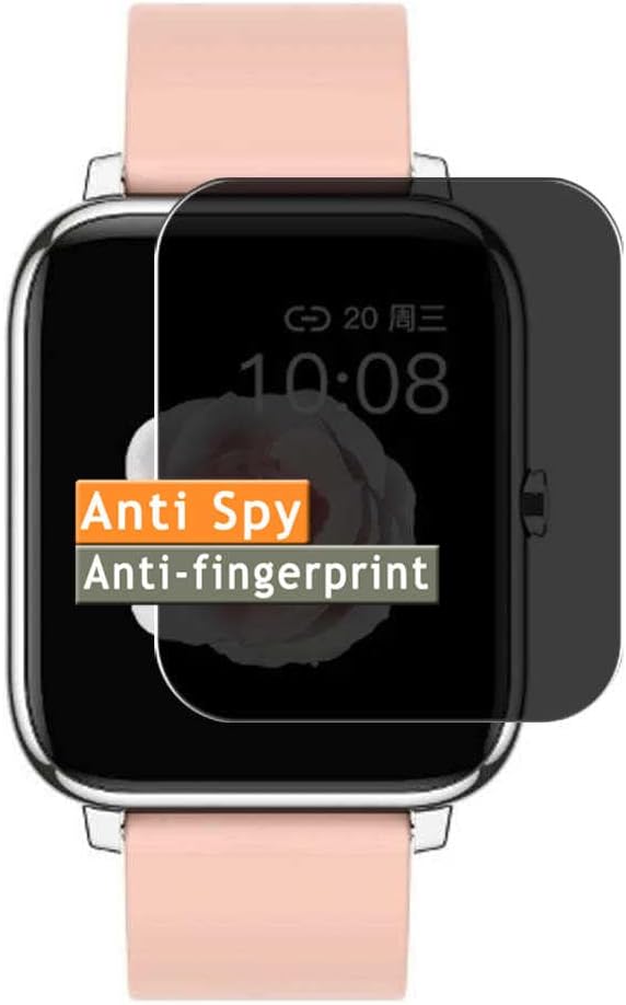 Privacy Screen Protector, compatible with YAGALA P22 1.4" Smartwatch Smart watch Anti Spy Film Protectors Sticker [ Not Tempered Glass ]
