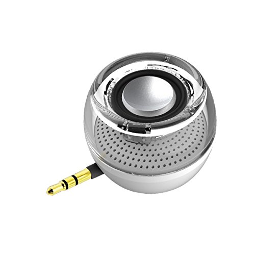 Portable Speaker, Leadsound Crystal 3W 27mm 8Ω Mini Wireless Speaker with 3.5mm Aux