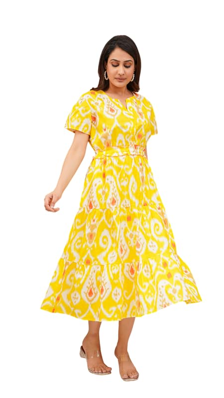 Cotton Midi Dress-image-42