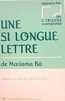 Une Si Longue Lettre De Mariama Bâ: Etude 2850493449 Book Cover