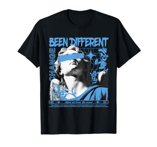 University Blue Black White Match T-Shirt
