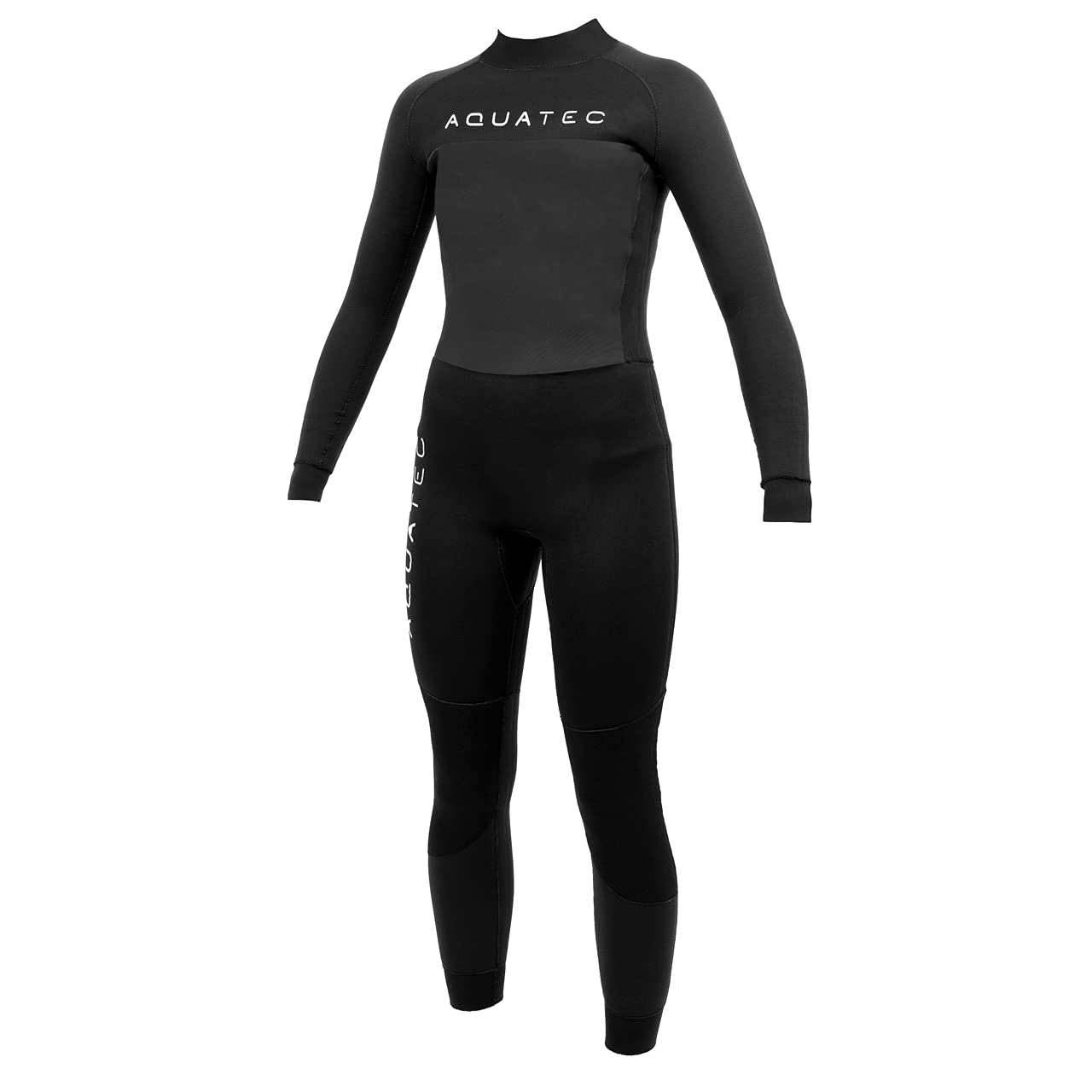 AQUATEC Kombinezon dziecięcy na całej długości - 6 opcji rozmiaru [5-16 lat] | 2x grubość neoprenu: 2 mm i 4/3 mm | kombinezon mokry na całe ciało | Sporty wodne, pływanie i nie tylko