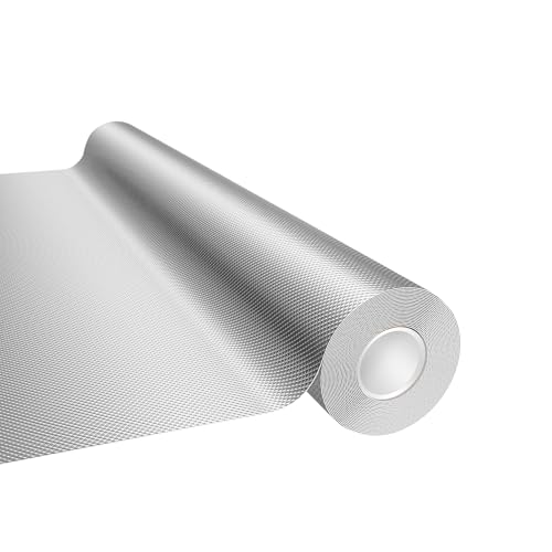 Mylar Film Roll 4FT x 15FT,6 Mil Silver Diamond Film Foil...