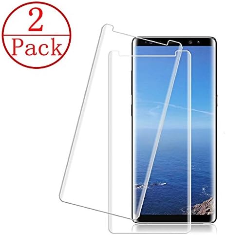 [2 Pack] LuettBiden Compatible Samsung Galaxy Note 9 Screen Protector,[Bubble-Free] [HD Clear] [3D Curved Edge] [9H Hardness] [Anti-Scratch] Tempered Glass Screen Protector Compatible Galaxy Note 9