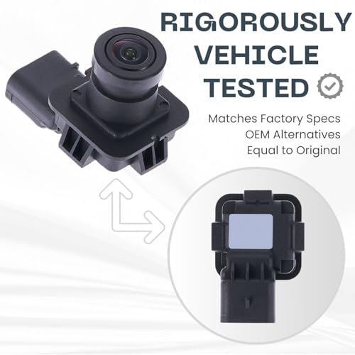 Image of Backup Camera for 2013-2015 Ford Explorer | Replaces OE part EB5Z-19G490-A DB5Z-19G490-A EB5T-19G490-AA, reverse assist backup monitor high definition hd video sensor