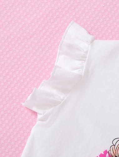 Image of Girls Summer Outfits Cute Sleeveless Top High Waisted Short Sets with Pockets Teen Girl Clothes Size 6-14 T