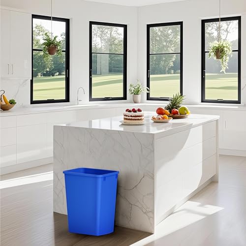 Image of 35 Quart Plastic Trash Can, 9-Gallons Kitchen Trash Can(2-Pack)