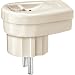 Produktbild Merten 128427 SCHUKO-Winkelstecker mit Kippschalter, weiß