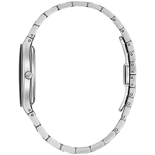 Montre à quartz Bulova acier inoxydable argenté 32mm cristal moderne